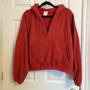 Aerie V-Neck Red Sweater